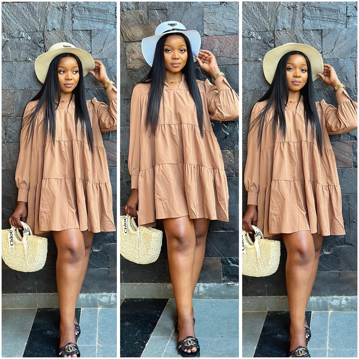 Nude dress Free size, fits S-L