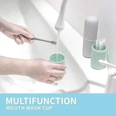 Travel toothbrush holder