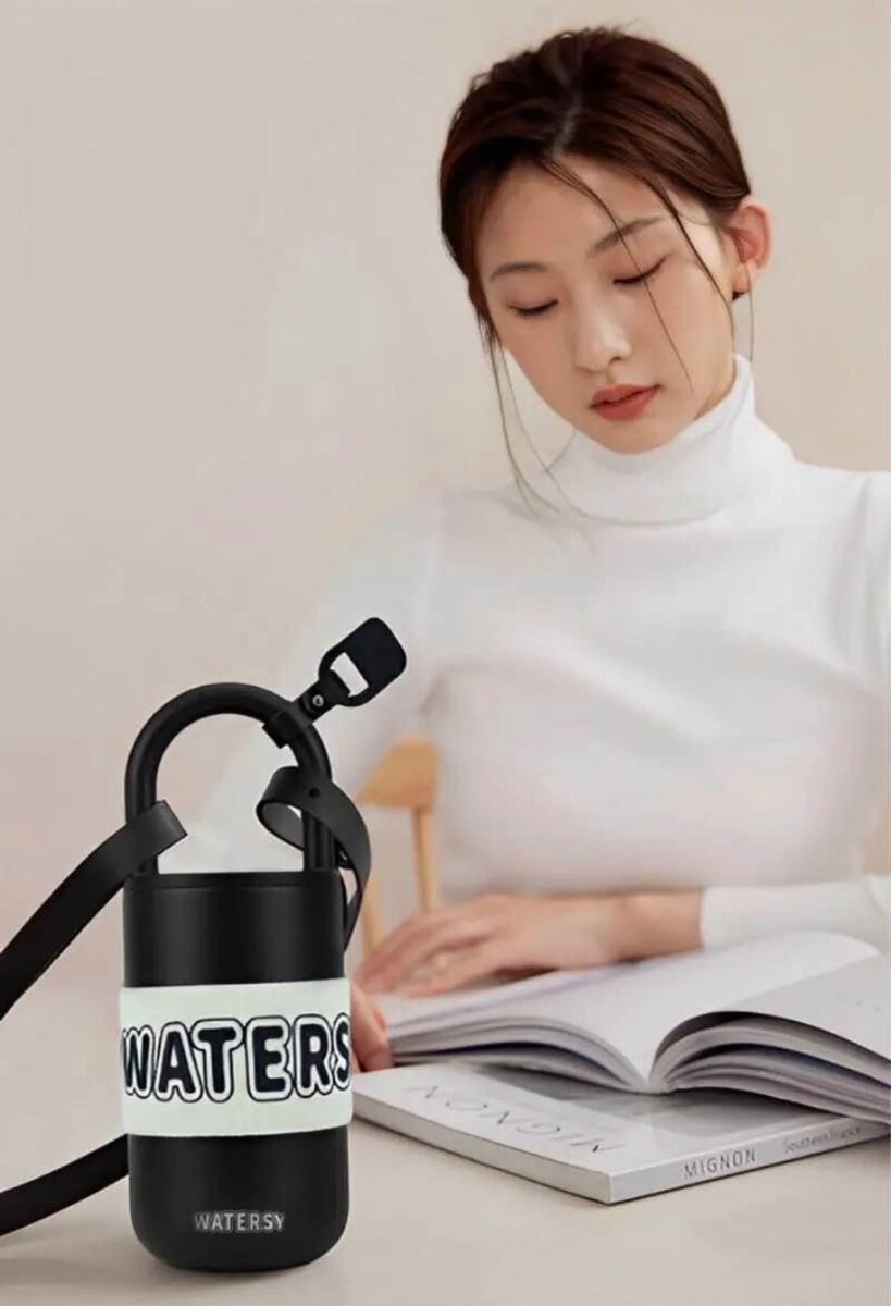 Gourde thermos en acier