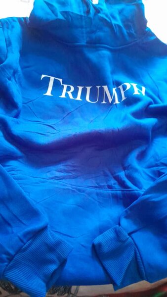 Hoodie Bleu "Triumph"