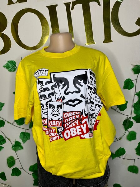 Yellow Round Neck T-Shirt