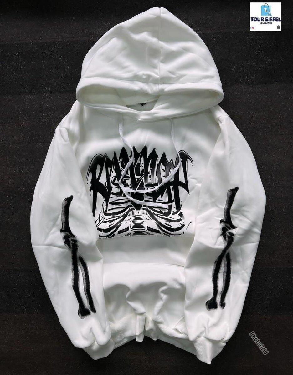 Pull-over imprimé squelette