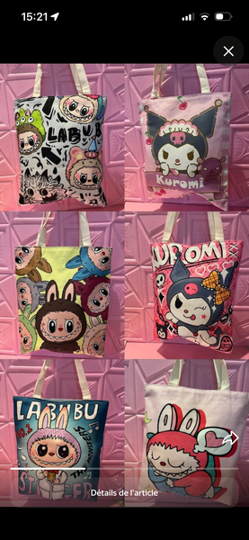 Sac Tendance Personnalisé Anime