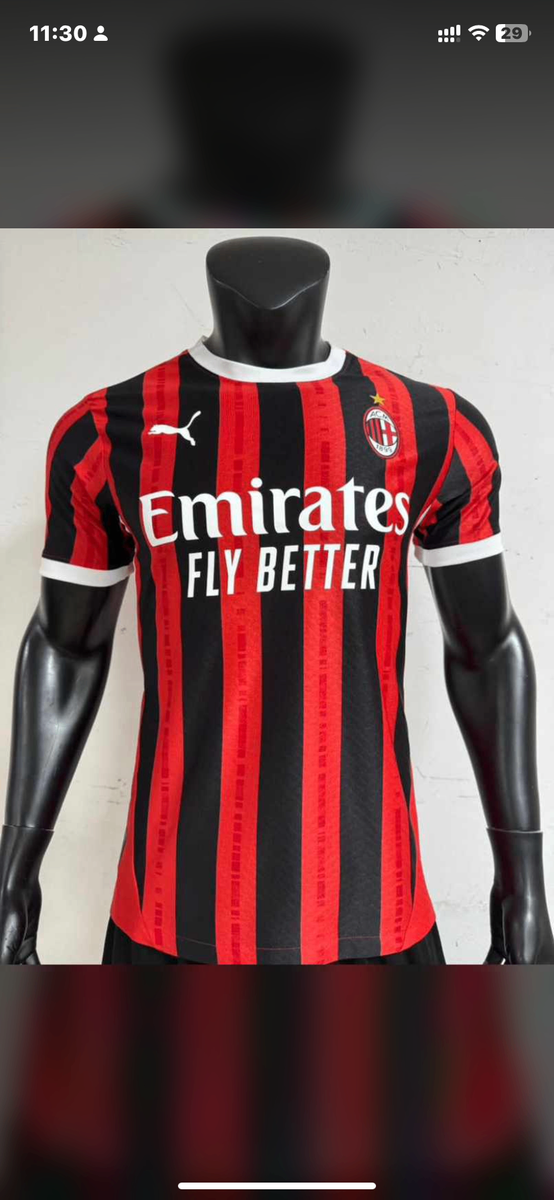 Maillot 2 foot Milan AC