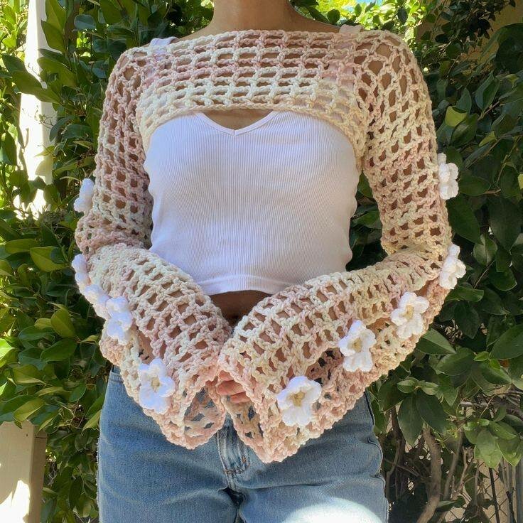 Bolero a fleur