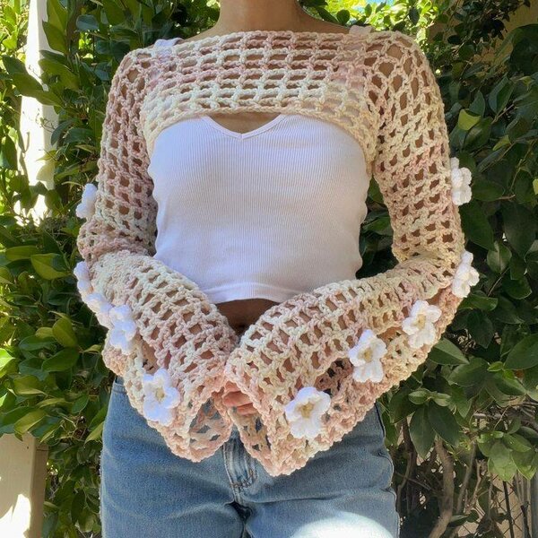Bolero a fleur