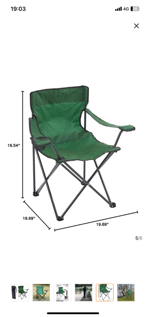 Chaise Pliante de Camping