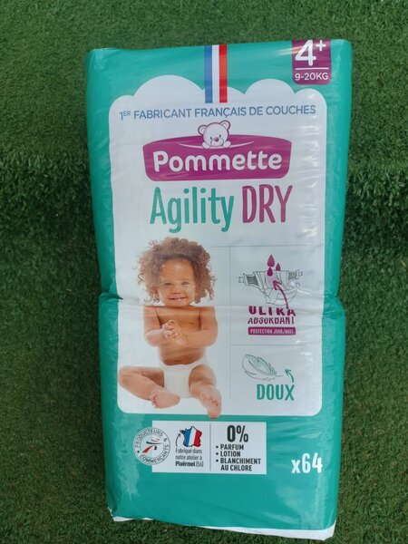 Couches bébé Pommette Agility Dry