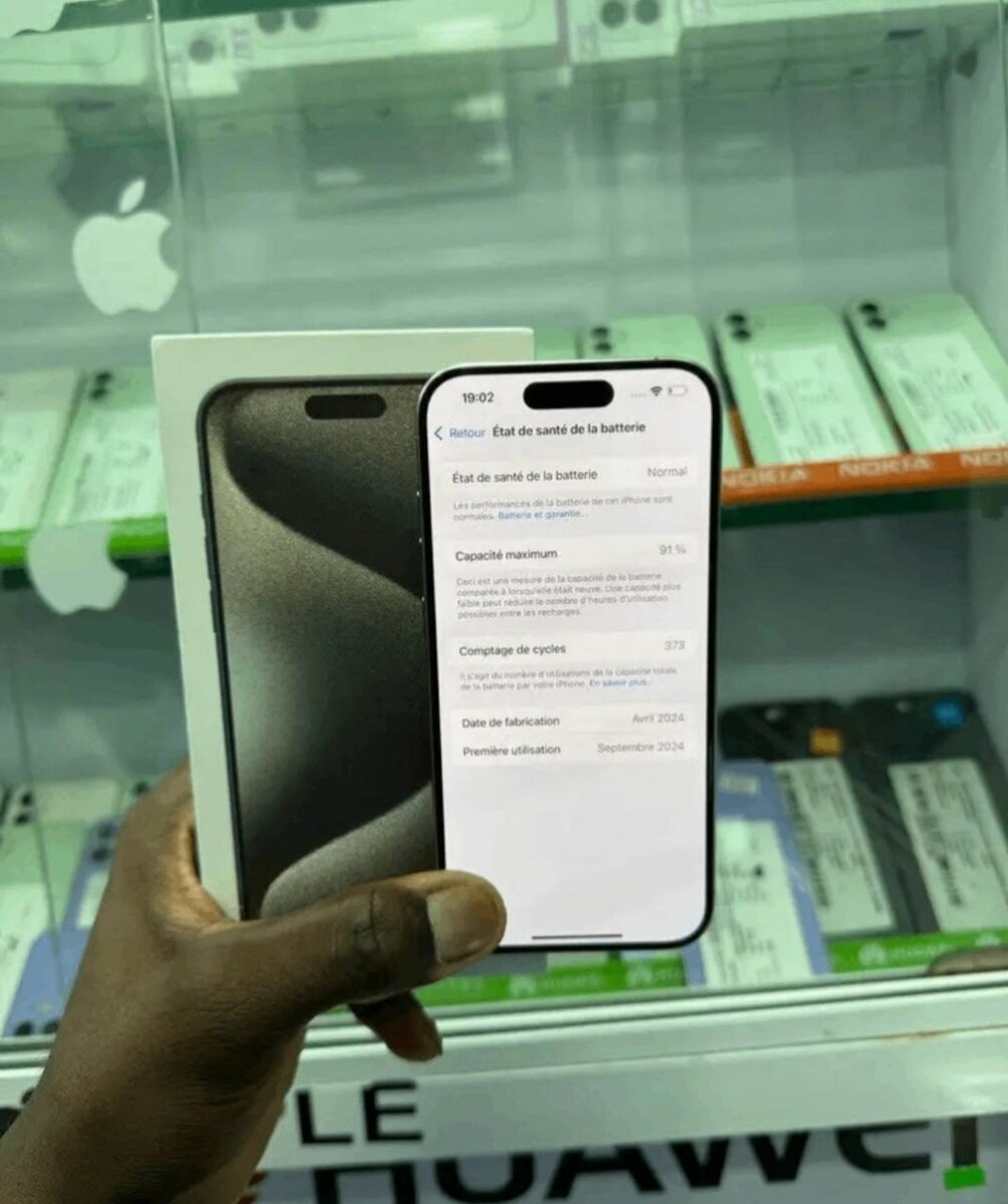 IPHONE 15 PRO MAX GRIS 256 GO