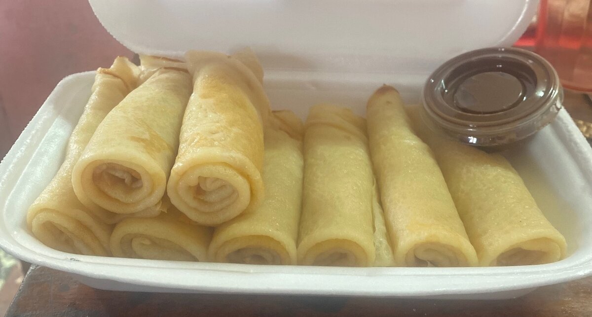 Crêpe sucree au chocolat