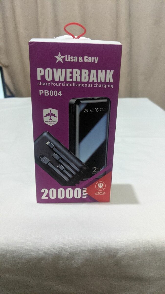 VERY PORTABLE POWER BANK LISA & GARY  10,000mAh POWER BANK