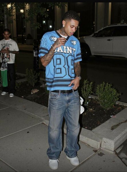 Foreign jersey & crop top