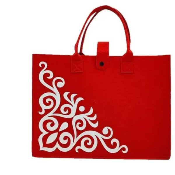 Sac cabas rouge élégant