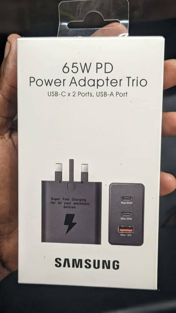 65 watts type C fast chargers