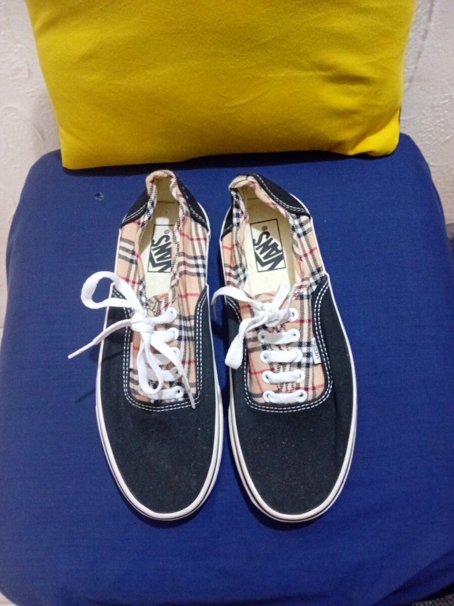 Chaussures de sport à carreaux