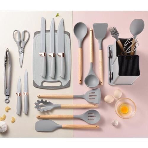 19 Pieces Nonstick cooking utensils & Ladles set