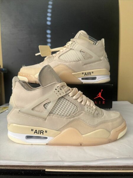 Jordan 4 Sp X Off- White Mid Sail W