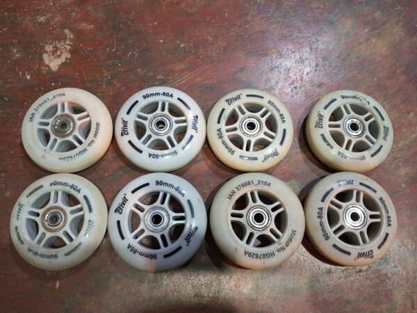 Roulettes de Patin 90mm 80A