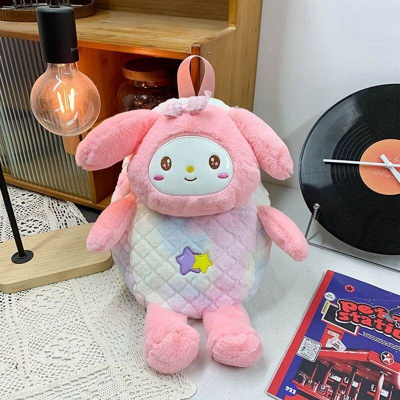 Sac à dos en peluche