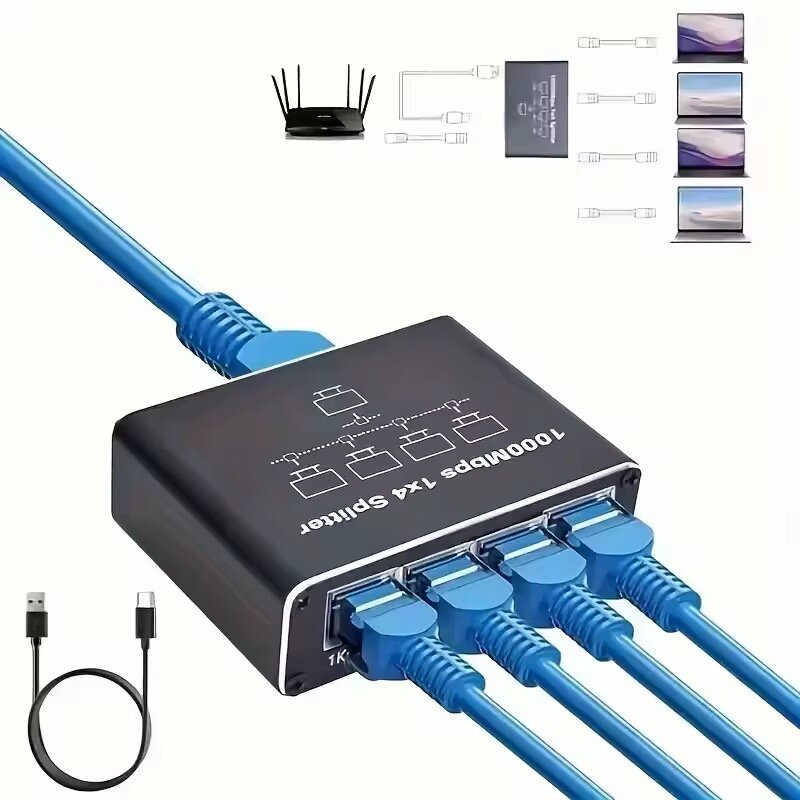 Répéteur réseau Ethernet 1000Mbps