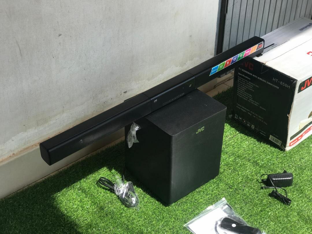 Jvc soundbar and woofer