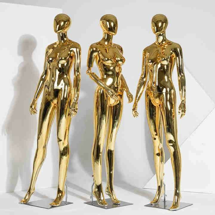 Silver &Gold Full body female mannequins