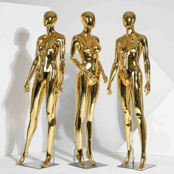 Silver &Gold Full body female mannequins