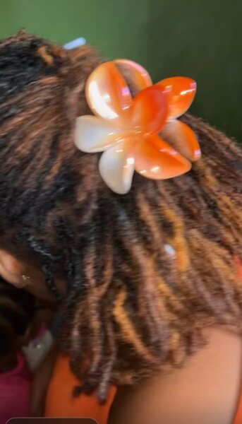 Pince Fleur Cheveux Élégante