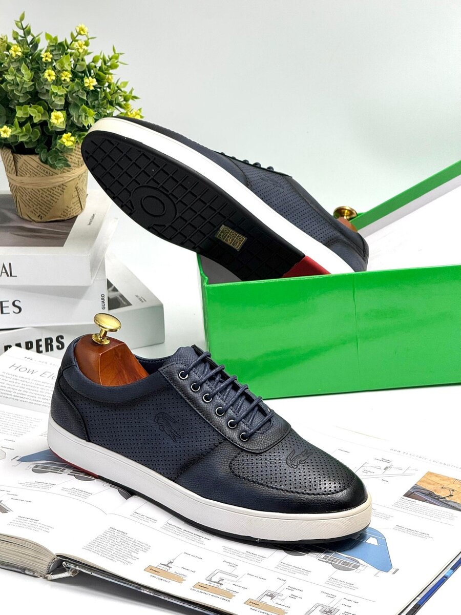 LACOSTE NAVY AND WHITE