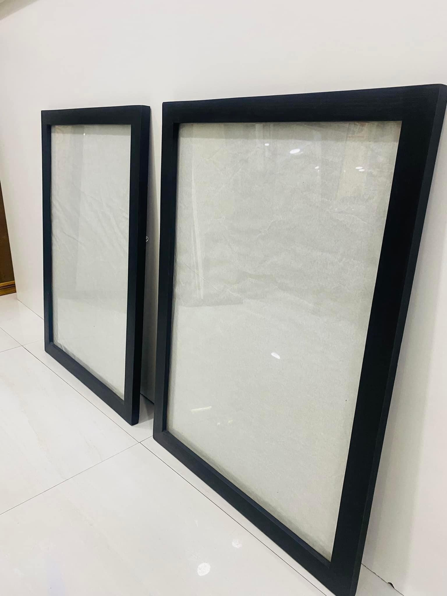 well polished wooden picture frames a3