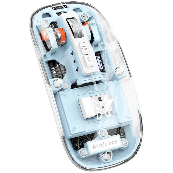 Transparent Bluetooth Wireless Mouse - Rechargeable
