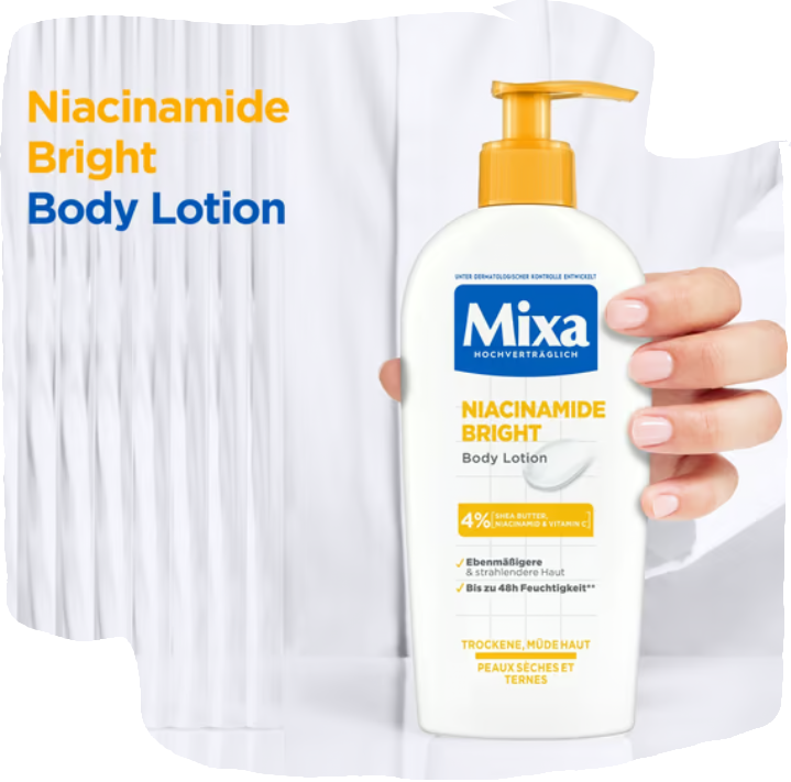 Lotion Corporel Mixa Niacinamide Bright