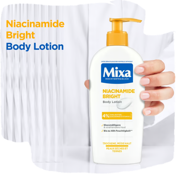 Lotion Corporel Mixa Niacinamide Bright