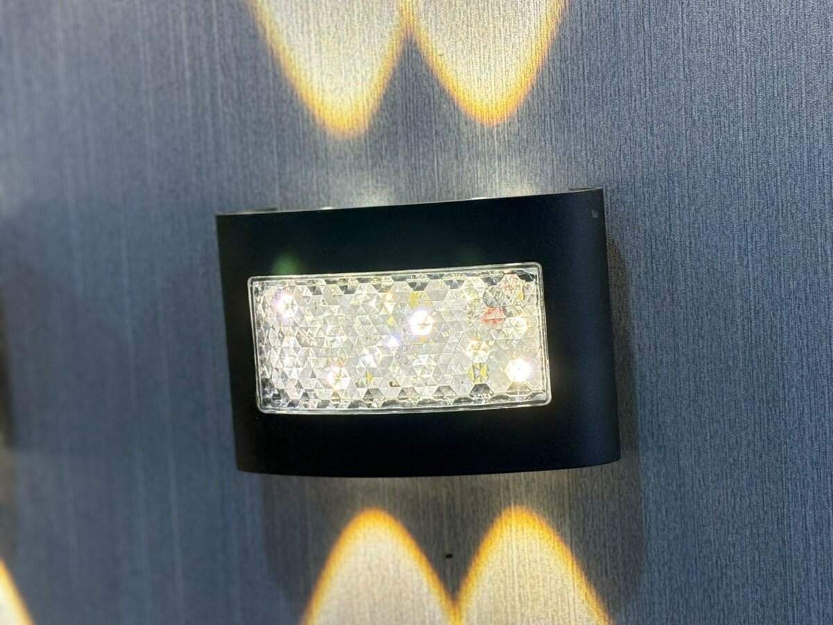 Applique Murale Cristal Élégante