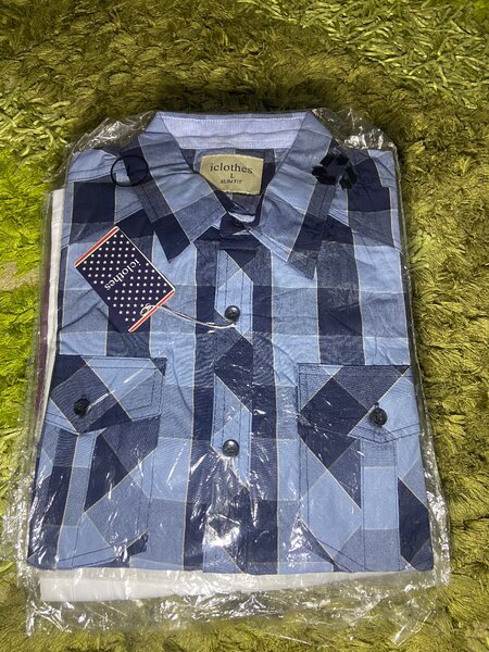 Chemise à carreaux homme