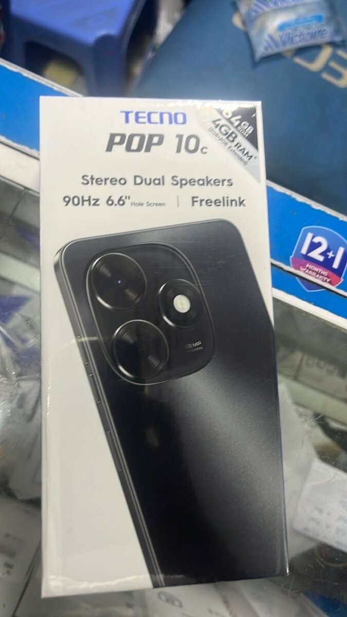 TECNO POP 10C Téléphone 4GB