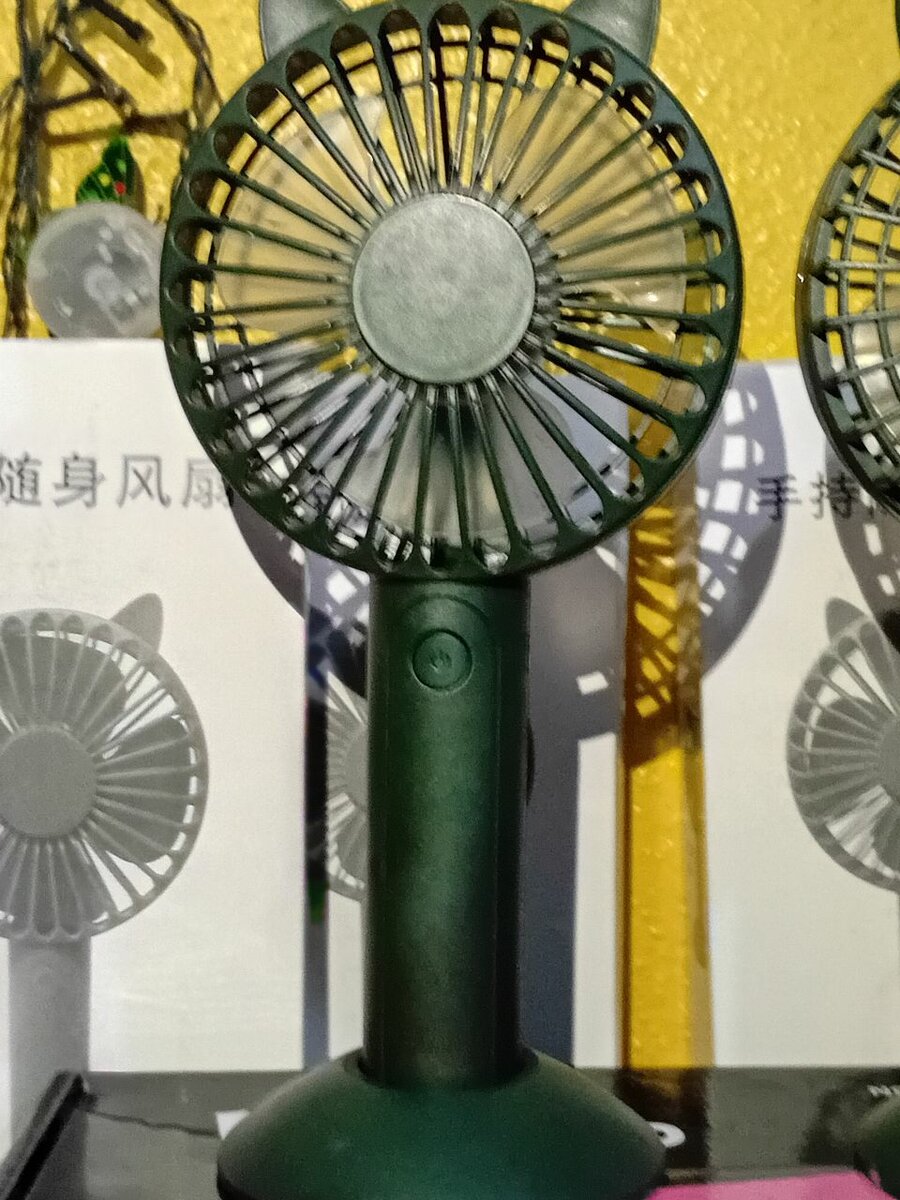 Ventilateur portatif oreilles chat