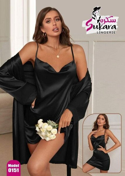 Ensemble élégante satinée