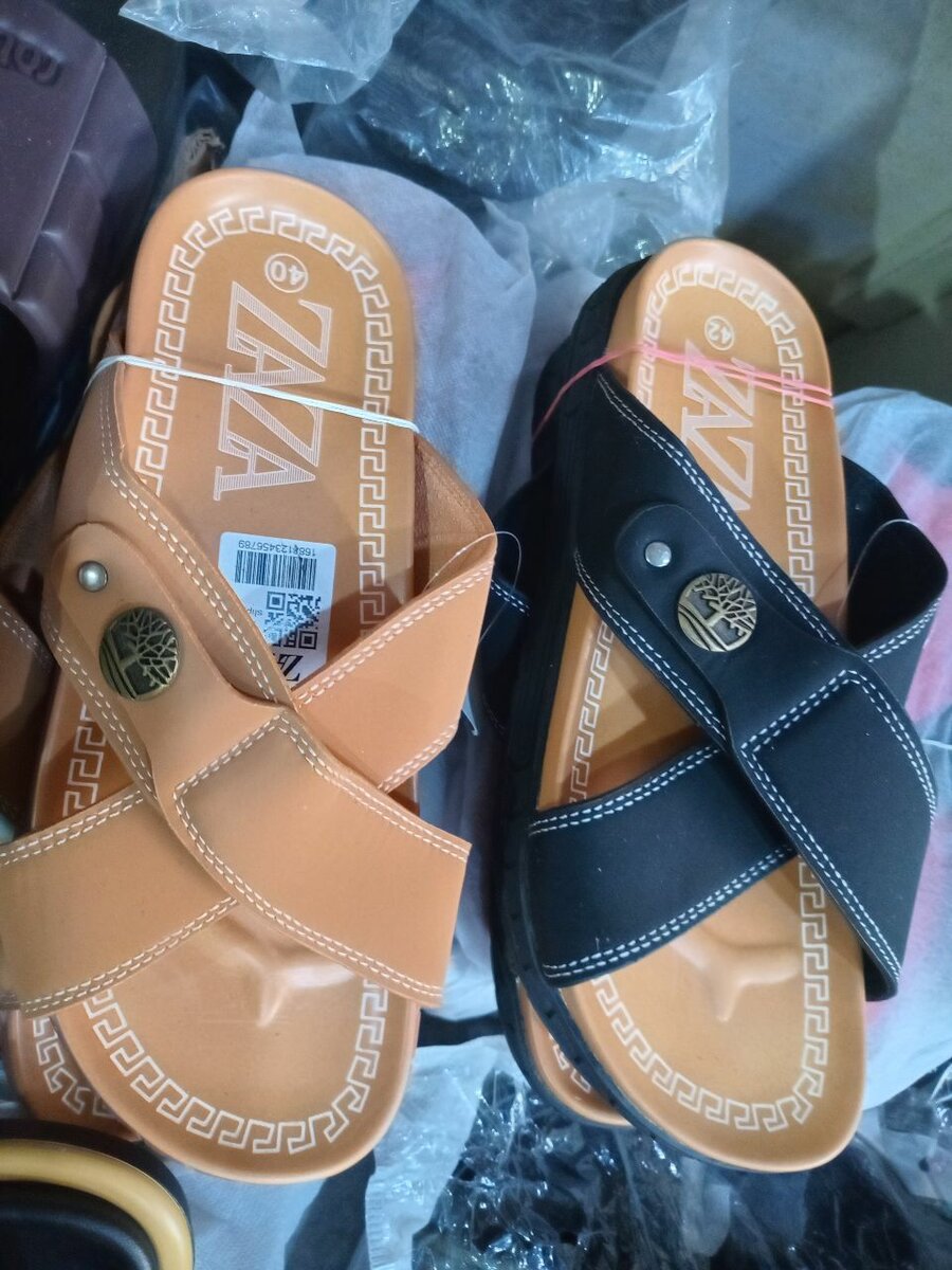 Zara fine man slide slippers