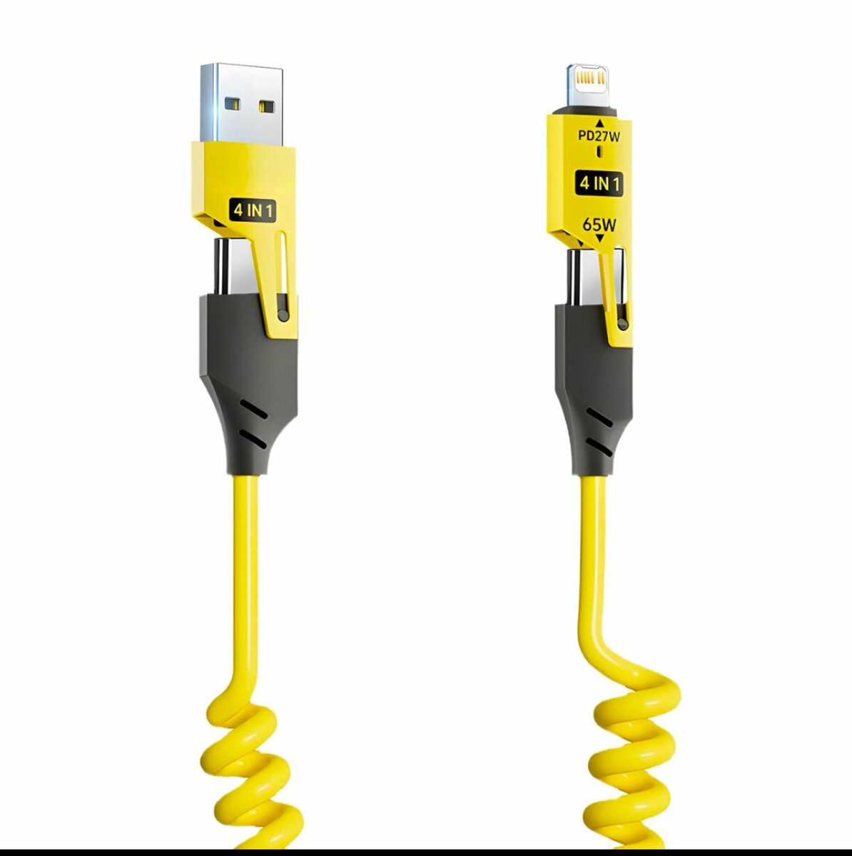 65W 4-in-1 Fast Charging Cable