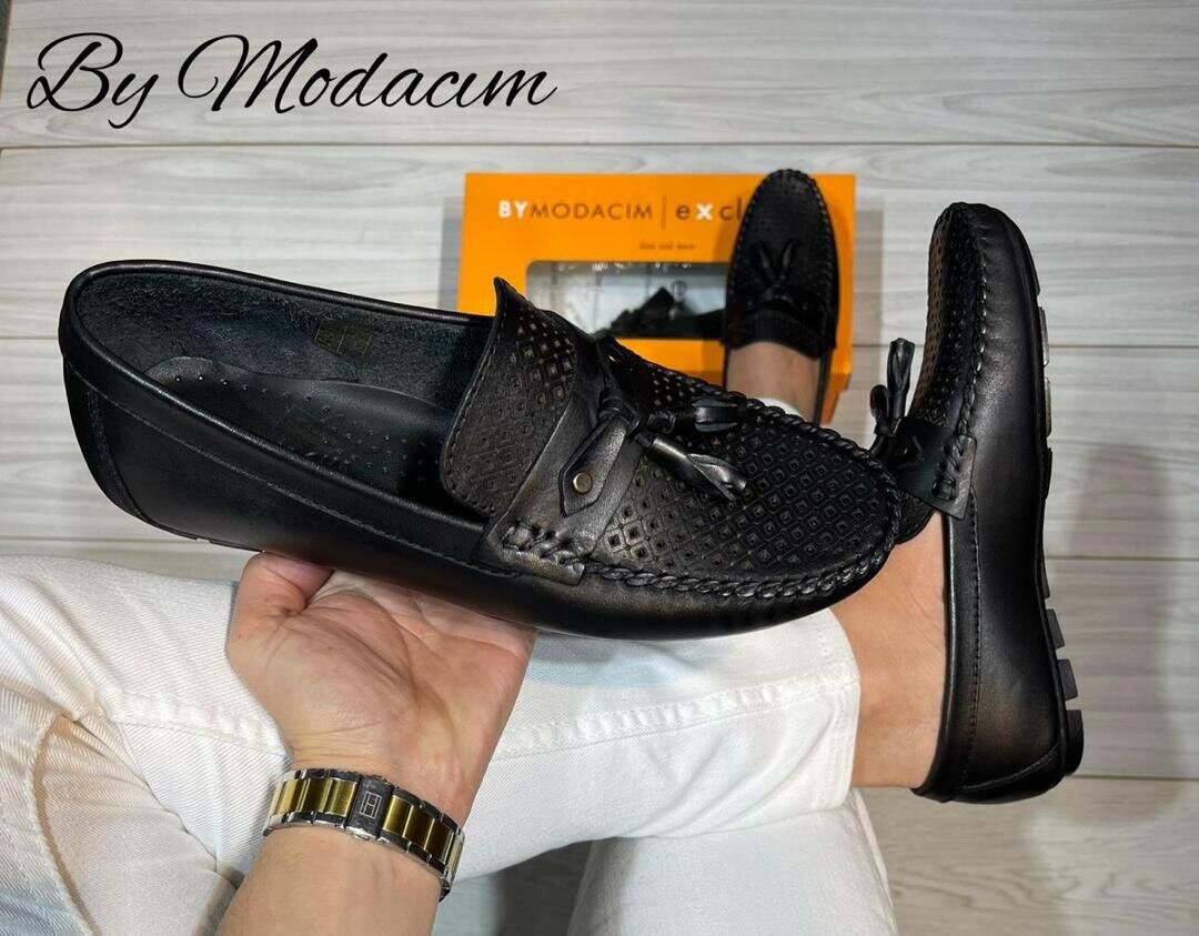 Mocassins en cuir pour hommes