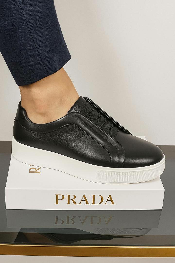 Sneakers en cuir élégantes