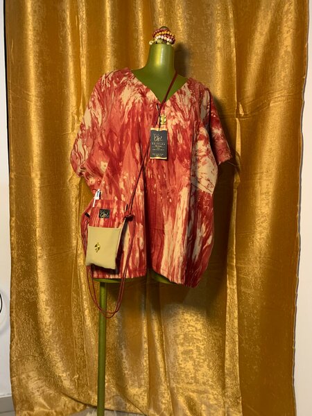 Tunique Boho Rouge Amouan