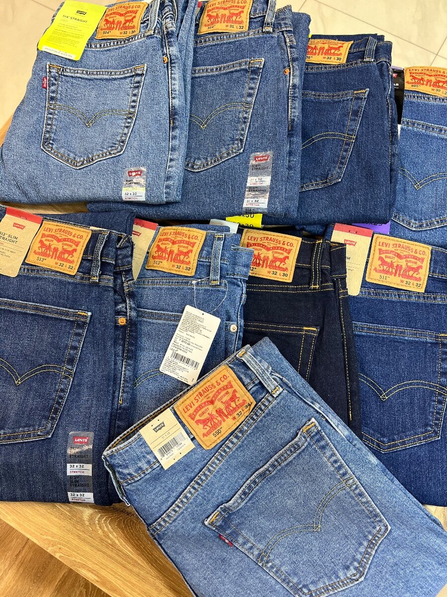 Мужские оригинальные джинсы от фирмы Levis