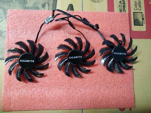 Новые Кулера  на видеокарту Gigabyte  GTX  1070Ti G1, 75 мм