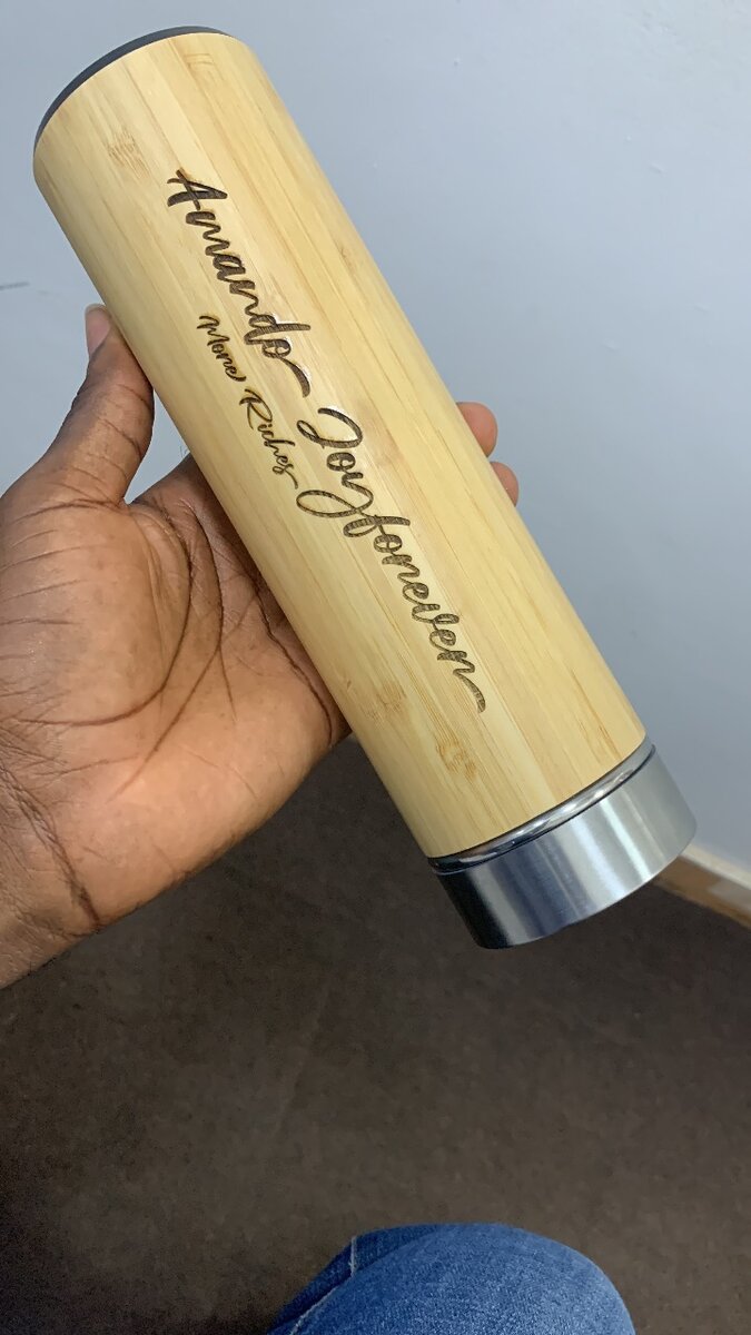 Customize wooden flask