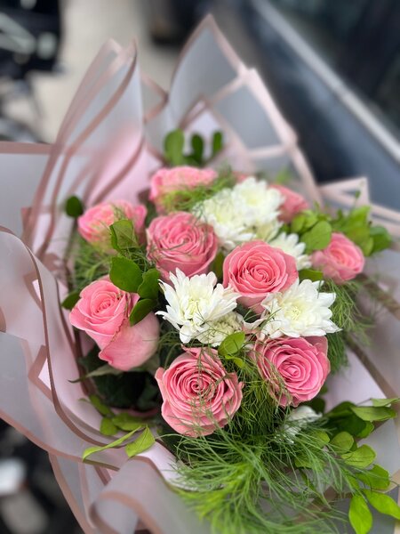Bouquet romantique de roses