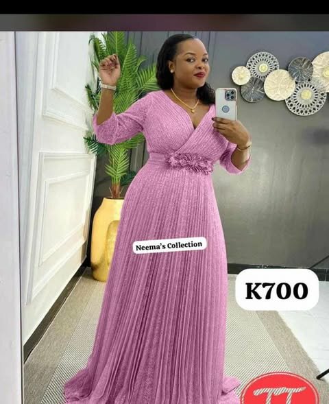 Women's long Purple dress