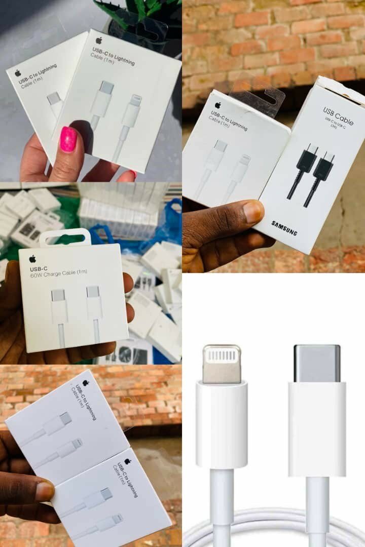 iPhone C-lighting and C-C cables