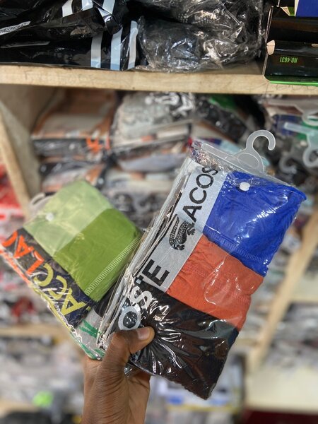 Boxers en coton colorés pour hommes